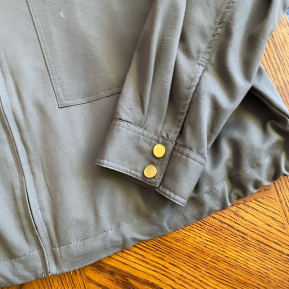 Ellen Tracy Full Zip Bomber Jacket - Picture 3 of 8